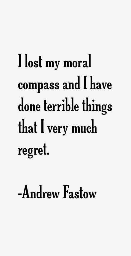 Andrew Fastow Quotes