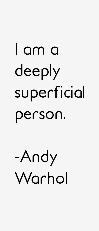 Andy Warhol Quotes