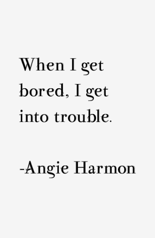 Angie Harmon Quotes
