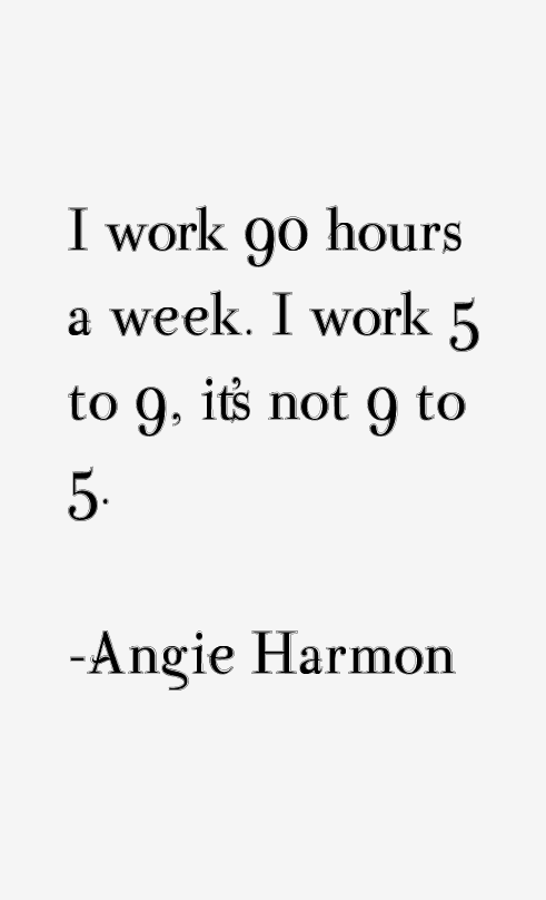 Angie Harmon Quotes