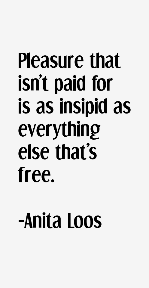 Anita Loos Quotes