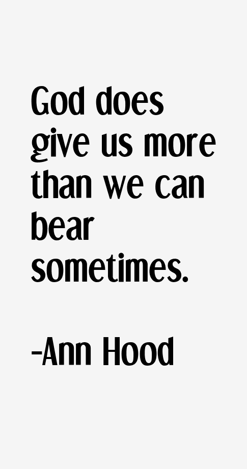 Ann Hood Quotes