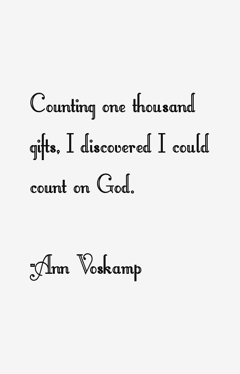 Ann Voskamp Quotes