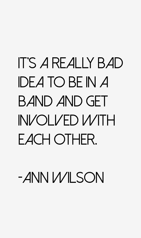 Ann Wilson Quotes