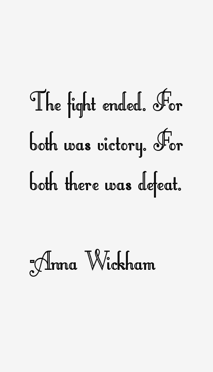Anna Wickham Quotes