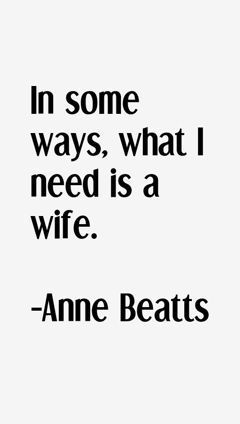 Anne Beatts Quotes