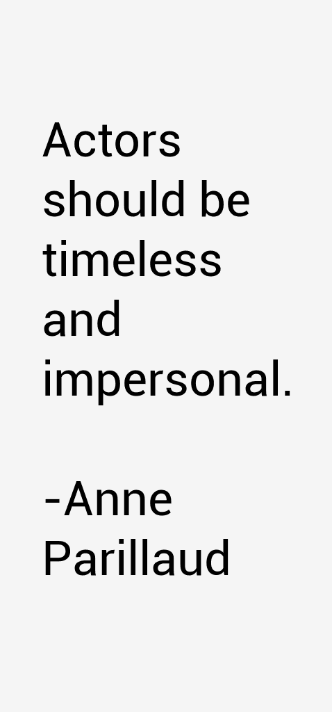 Anne Parillaud Quotes