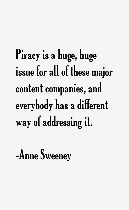 Anne Sweeney Quotes