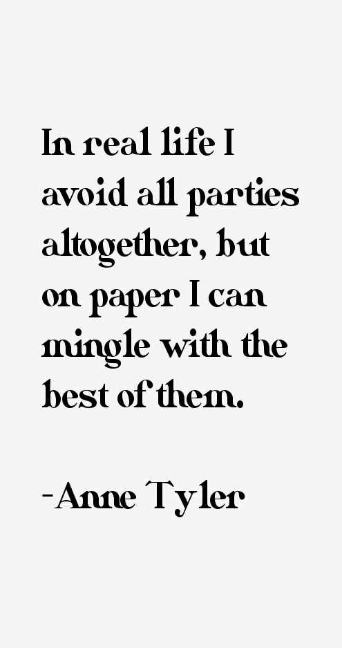Anne Tyler Quotes
