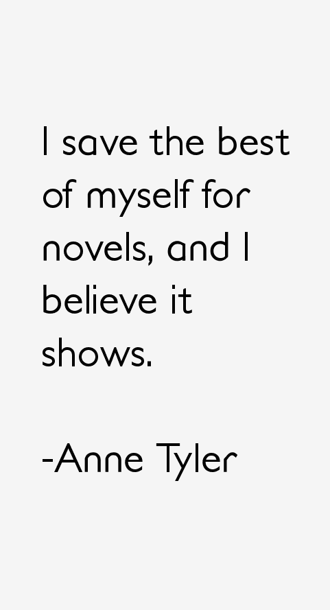 Anne Tyler Quotes