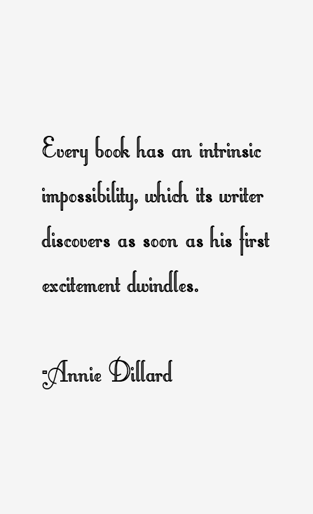 Annie Dillard Quotes