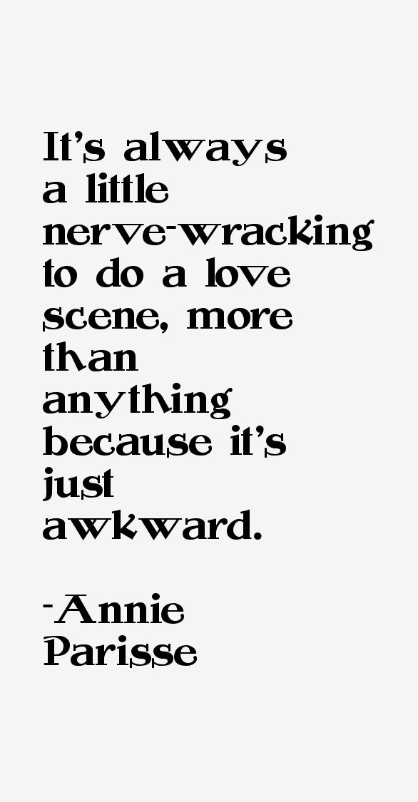 Annie Parisse Quotes