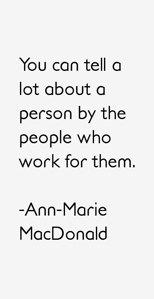 Ann-Marie MacDonald Quotes