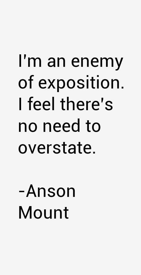 Anson Mount Quotes