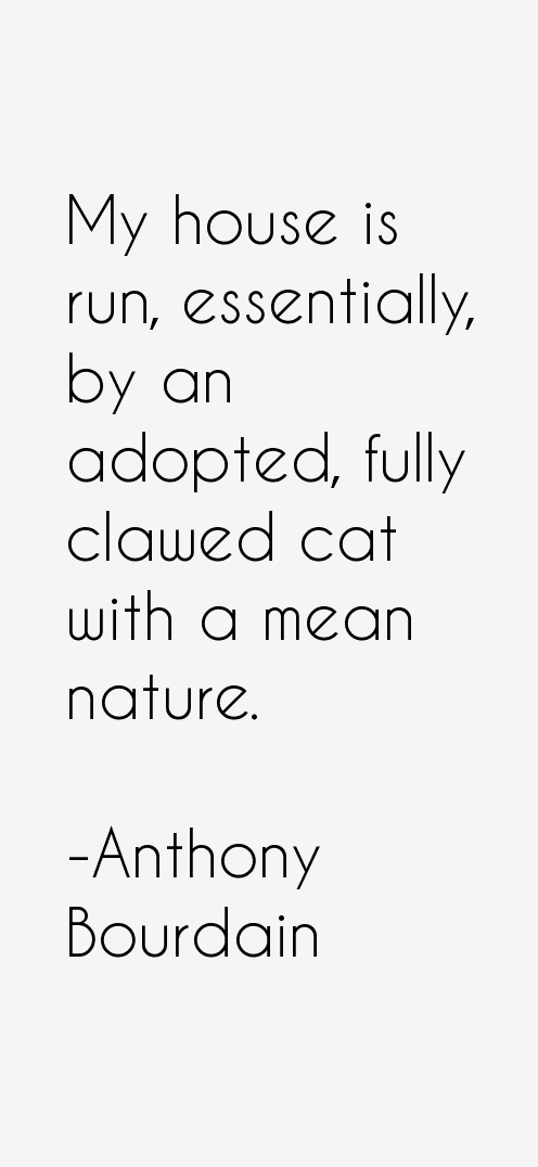 Anthony Bourdain Quotes