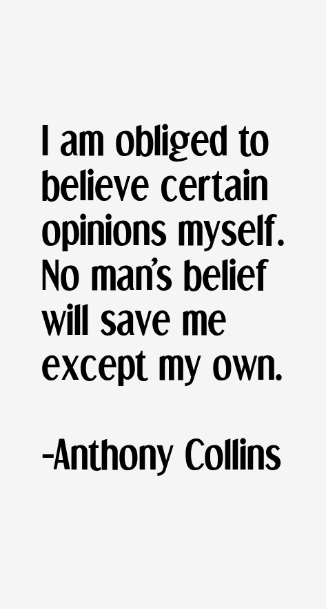 Anthony Collins Quotes