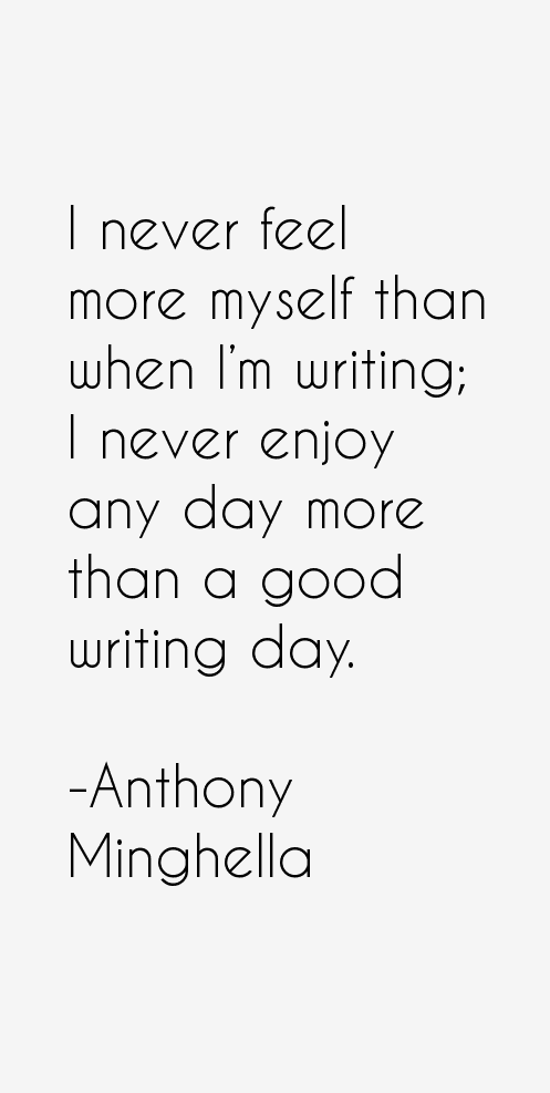 Anthony Minghella Quotes