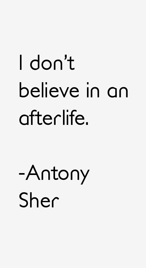 Antony Sher Quotes
