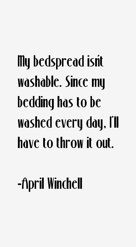 April Winchell Quotes