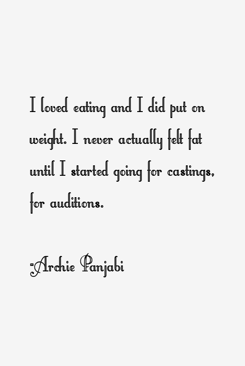 Archie Panjabi Quotes