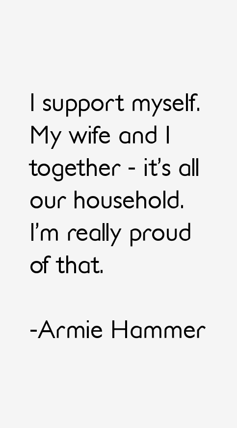 Armie Hammer Quotes