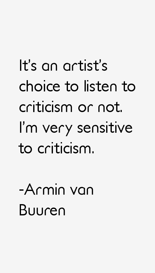 Armin van Buuren Quotes