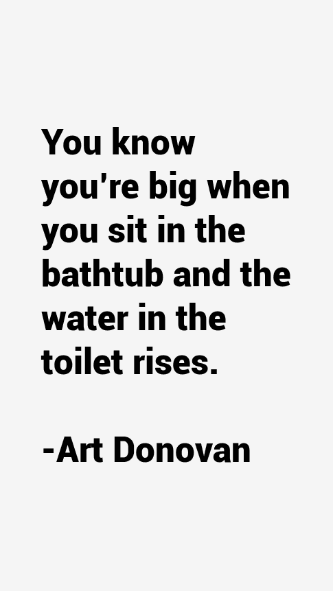Art Donovan Quotes