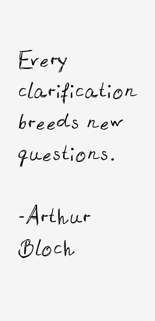 Arthur Bloch Quotes