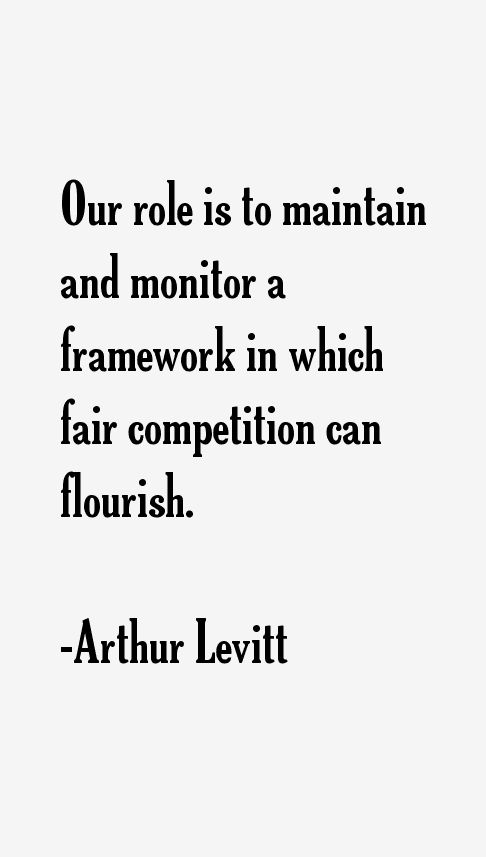 Arthur Levitt Quotes