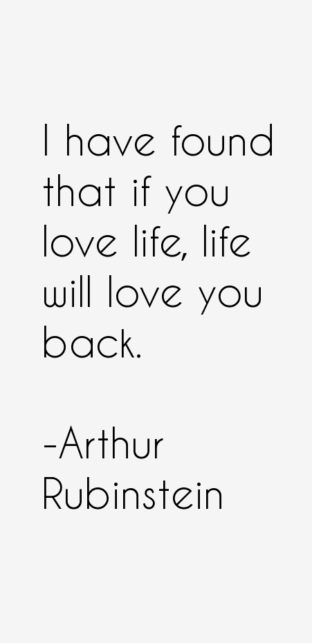 Arthur Rubinstein Quotes