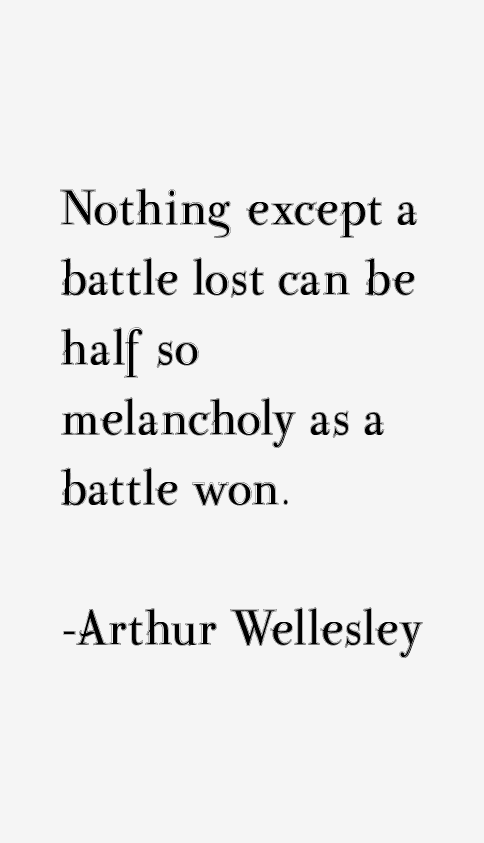 Arthur Wellesley Quotes