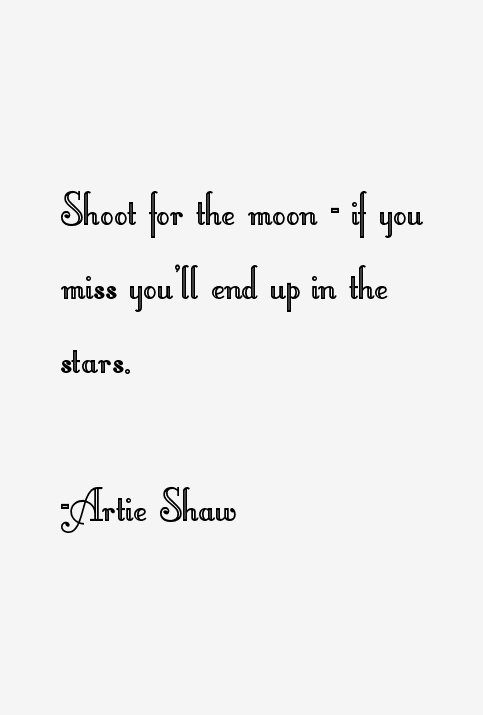 Artie Shaw Quotes