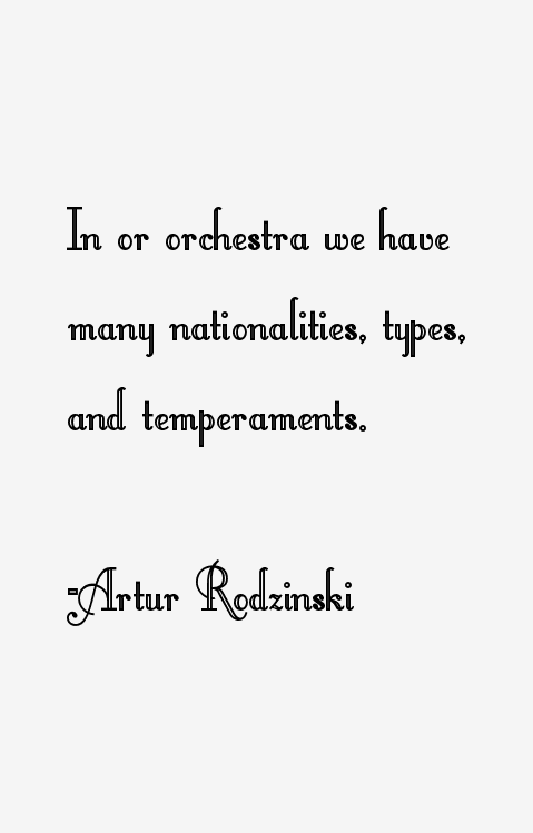 Artur Rodzinski Quotes