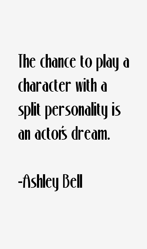 Ashley Bell Quotes