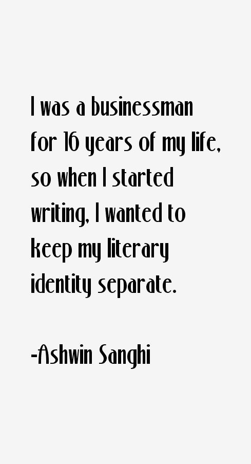 Ashwin Sanghi Quotes