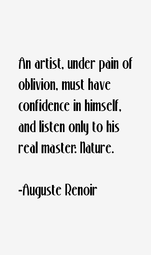 Auguste Renoir Quotes