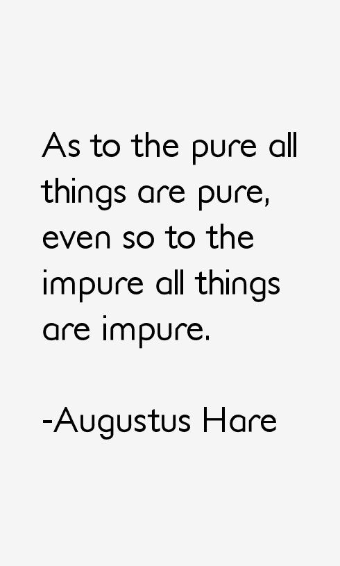Augustus Hare Quotes