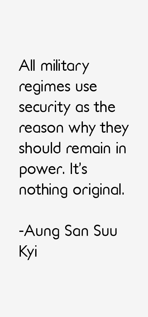 Aung San Suu Kyi Quotes