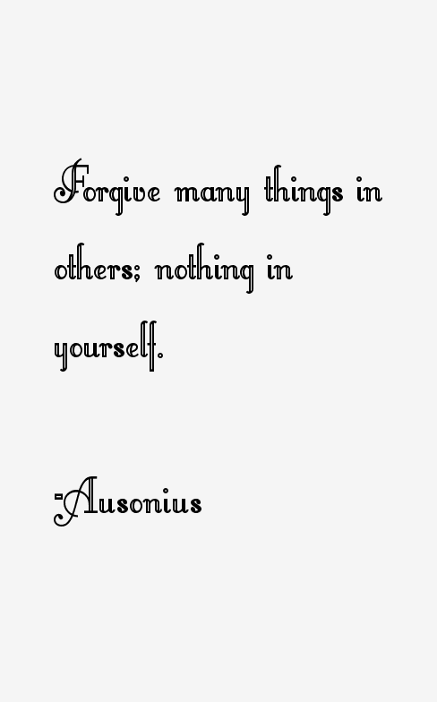 Ausonius Quotes