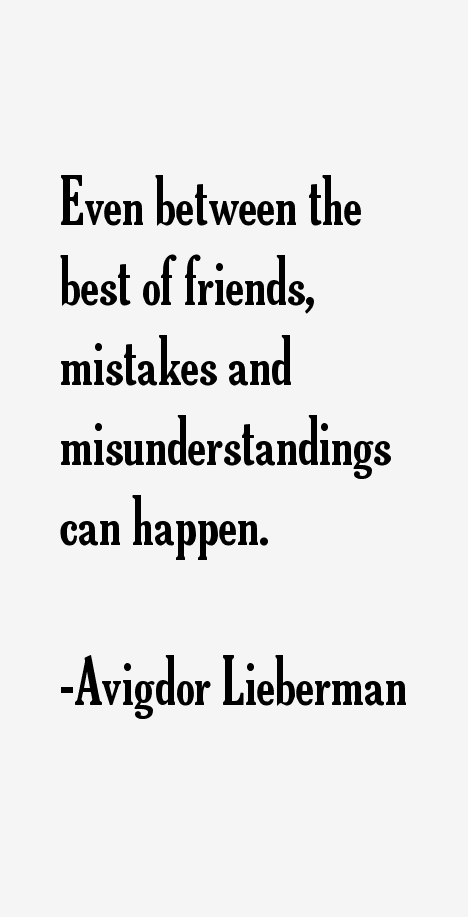 Avigdor Lieberman Quotes