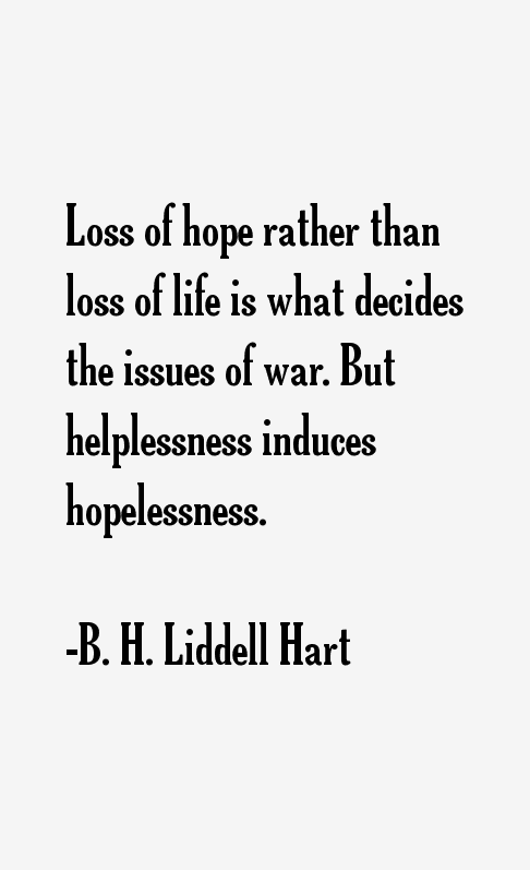 B. H. Liddell Hart Quotes