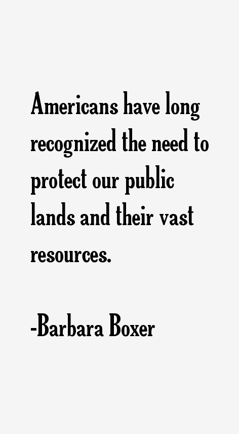 Barbara Boxer Quotes