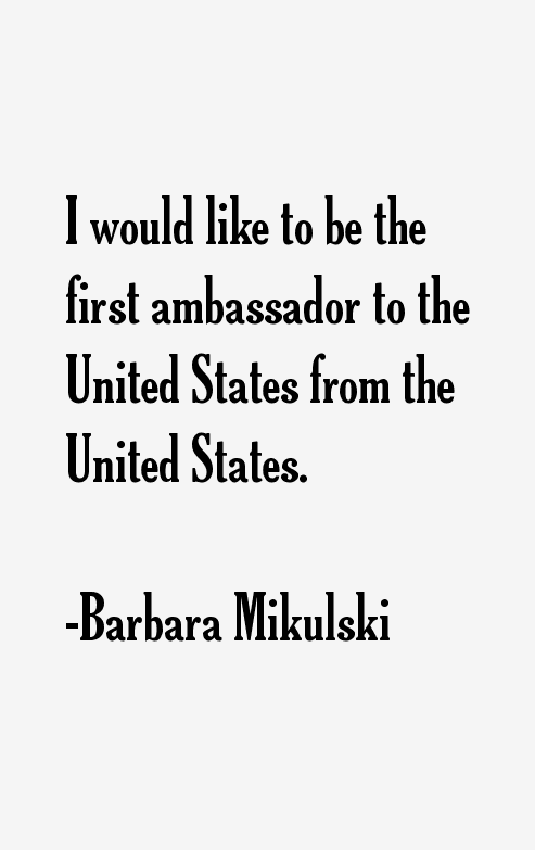 Barbara Mikulski Quotes