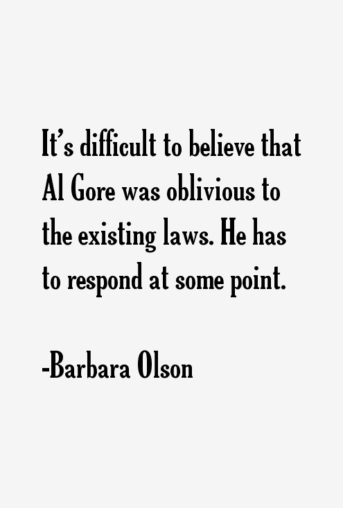 Barbara Olson Quotes