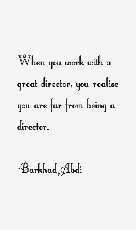 Barkhad Abdi Quotes