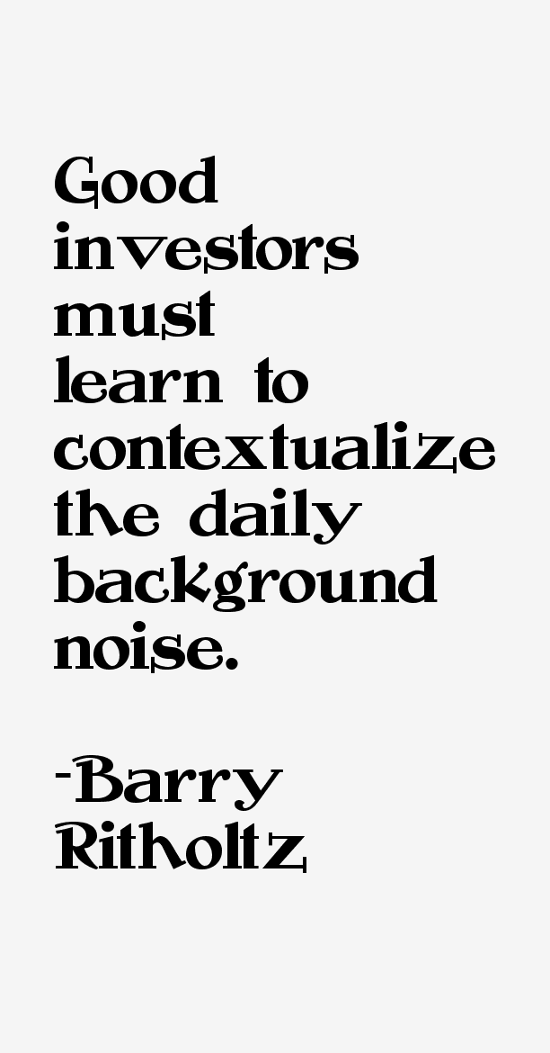 Barry Ritholtz Quotes