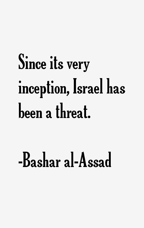 Bashar al-Assad Quotes