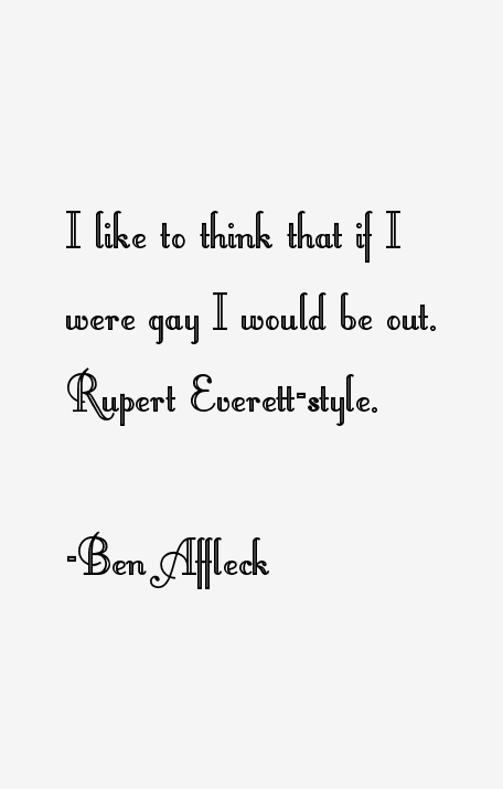 Ben Affleck Quotes
