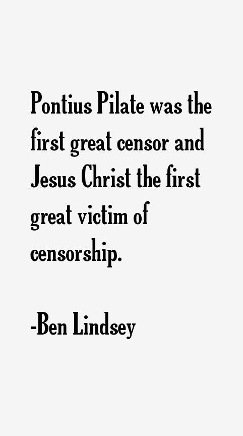 Ben Lindsey Quotes