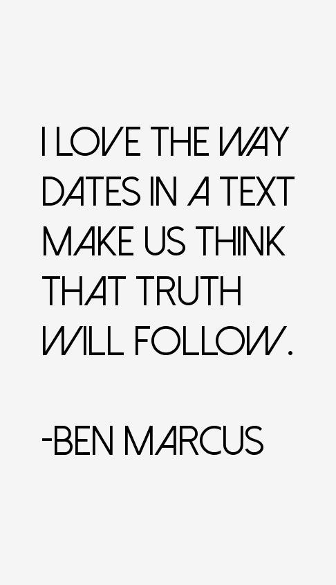 Ben Marcus Quotes